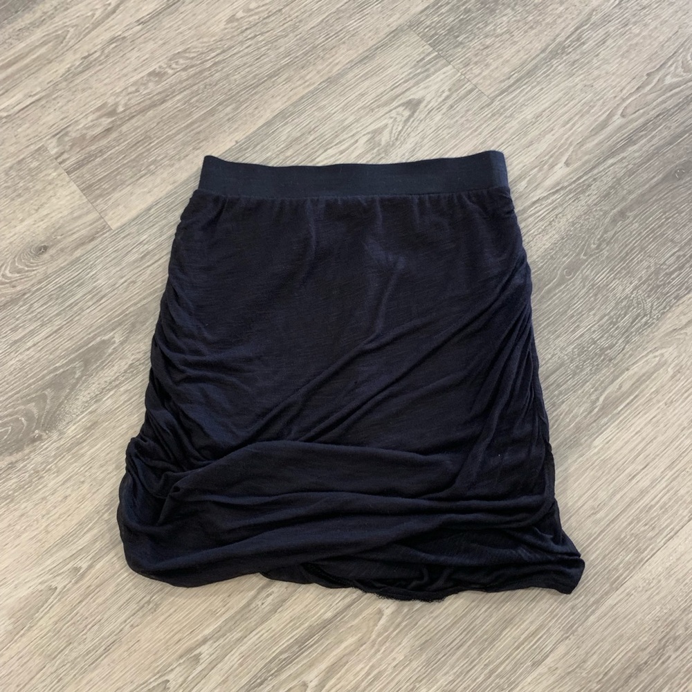 Free People Black Mini Skirt